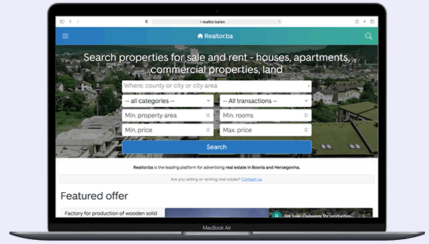 Realtor.ba Immobilienportal